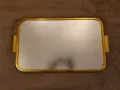Стара алуминиева табла, поднос за сервиране. , снимка 4