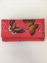 Дамски кожен портфейл с пеперуди, снимка 1 - Портфейли, портмонета - 30997711
