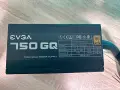 Захранване EVGA 750 GQ (750W, 80+ Gold) – без модулните кабели, снимка 2