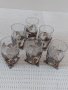 Руски сребърни чаши с кана-сребро 84 и кристал, снимка 12