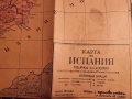 Карта на Испания. Началото на ХХ в., снимка 2