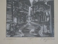 РУСИ НЕДЯЛКОВ картина "Созопол" акварел 1980 г, снимка 5