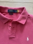 Оригинална мъжка поло тениска Polo Ralph Lauren "Slim Fit", Розова, Размер L, снимка 2