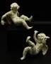  CAPODIMONTE / чифт антикварни ангелчета / , снимка 1
