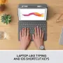  Logitech Combo Touch iPad Air 13-инча (M2,Mвисококачествен калъф с отделяща се клавиатура и тракпад, снимка 3
