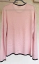 Луксозна розова блуза ALBA MODA коприна и кашмир, снимка 5