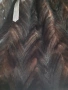 Палто от естествена кожа визон и кожа, снимка 6