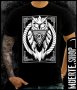 Черна тениска с щампа ILLUMINATI OWL