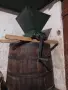 Комплект за домашно винопроизводство – дървени каци, гроздомелачка, дамаджани и бидони, снимка 12
