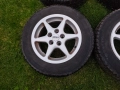 ПРОМОЦИЯ АЛУМИНИЕВИ ДЖАНТИ С ГУМИ за VW SKODA SEAT 5x100 14 цола.Отлично състояние., снимка 4
