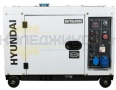 Дизелов монофазен генератор за ток HYUNDAI DHY 8600SE, 6.3kW, 12 к.с., снимка 1