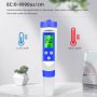 Tестер за измерване на pH, TDS, EC, соленост и температура, bluetooth, снимка 3