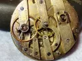 МЕХАНИЗЪМ от РЯДЪК СТАР ШВЕЙЦАРСКИ ДЖОБЕН ЧАСОВНИК с РИМСКИ ЦИФЕРБЛАТ и ФУНКЦИОНИРАЩ БАЛАНС 49643, снимка 4