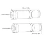 Черни спортни дръжки за мотор 126 mm с отвор 23.5 mm, снимка 4