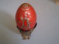 Руско ръчно рисувано дървено яйце, снимка 8