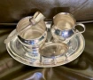 #2001# Сервиращ комплект. Посребряване. Винтидж., снимка 2