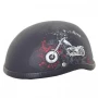Каска Ретро Черен Мат, снимка 1
