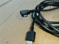 Кабел за зареждане и пренос на данни USB към ляв ъгъл 90 градуса Micro USB , снимка 3