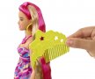  Кукла Barbie - Комплект кукла с дълга коса и цветя HCM89, снимка 5