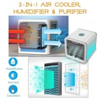Преносим въздушен охладител Arctic Air Cooler, 7 цветна LED светлина, USB захранване, снимка 2 - Климатици - 37455119