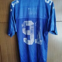 New York Giants Justin Tuck #91 Reebok Jersey NFL оригинална тениска фланелка размер М, снимка 2 - Тениски - 42824052