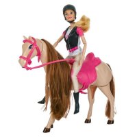Кукла Барби ездачка с кон, снимка 1 - Кукли - 35244545