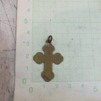Кръст бронзов малък с разпятието, снимка 2 - Други ценни предмети - 34386604