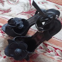 Дамски летни сандали с висок ток, снимка 2 - Сандали - 37198527