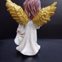 Висок Златен ангел от висококачествен полирезин , снимка 8 - Статуетки - 42689933