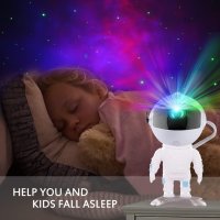 Светлинен галактически проектор астронавт нощна лампа за деца, снимка 2 - Детски нощни лампи - 44148705