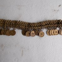 Стар накит за глава,кърпа,женска носия (Прочелник) трепка., снимка 2 - Антикварни и старинни предмети - 31385700
