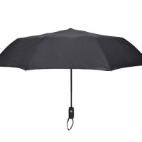 Автоматичен чадър за дъжд Черен 31,5 см, снимка 2 - Други - 42877728