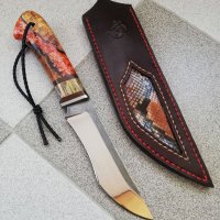 Ръчно изработен ловен нож от марка KD handmade knives ловни ножове, снимка 2 - Ножове - 34478488
