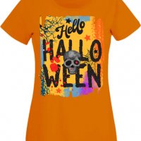 Дамска тениска Halloween 09,Halloween,Хелоуин,Празник,Забавление,Изненада,Обичаи,, снимка 8 - Тениски - 38146613