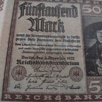 Райх банкнота - Германия - 5000 марки / 1922 година - 17973, снимка 5 - Нумизматика и бонистика - 31031268