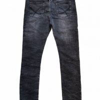 Дънки Y.F.K в сиво- черен цвят , снимка 2 - Детски панталони и дънки - 37596799