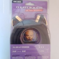 Oehlbach scart кабел, снимка 1 - Плейъри, домашно кино, прожектори - 31999762