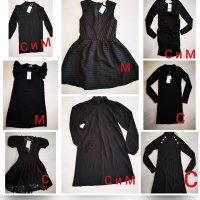 Черна рокля Зара Zara, снимка 1 - Рокли - 30977972