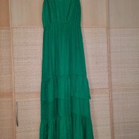 Орг.дълга ефирна рокля коприна Vila S размер, снимка 2 - Рокли - 37133640