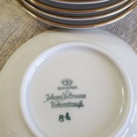 Порцеланови чинийки-Bavaria Johann Seltmann Vohenstrauß-6 броя, снимка 5 - Сервизи - 44449322