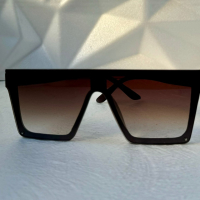 YSL Saint Laurent дамски слънчеви очила маска 2 цвята черни кафяви, снимка 4 - Слънчеви и диоптрични очила - 44913752
