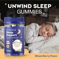 Unwind Sleep Gummies за подпомагане на съня, детски бонбони за сън - 60 броя, снимка 8 - Хранителни добавки - 44496990