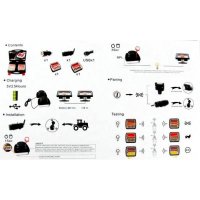 Безжични диодни стопове за ремарке Automat, С магнитно закачане, LED,  2бр, 12V-24V, снимка 8 - Аксесоари и консумативи - 30827826