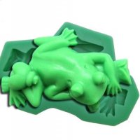 3D 2 вида голяма жаба силиконов молд за украса декор торта фондан шоколад гипс сапун, снимка 2 - Форми - 29971629