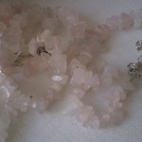  комплект от планински кристал гердан и гривна, снимка 6 - Бижутерийни комплекти - 36585154