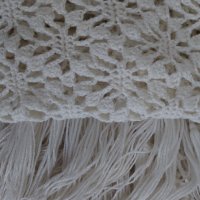 Красив и ефектен плетен шал-наметка, нов, много голям, снимка 1 - Шалове - 36981678