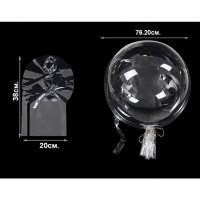Балон за подаръци TPU - прозрачен Ф76,2 см., снимка 2 - Декорация за дома - 38348852