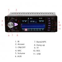 Радио за Автомобил 4.3“ Bluetooth 2USB порт Дистанционно -А- 3475, снимка 7 - Аксесоари и консумативи - 38612159