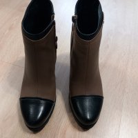 Дамски боти от естествена кожа, снимка 2 - Дамски обувки на ток - 38815289