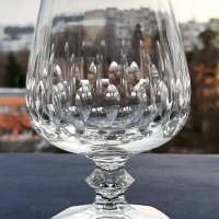 Немски кристал кристален сервиз чаши коняк вино, снимка 3 - Други ценни предмети - 44421435